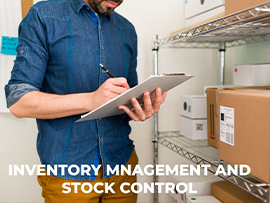 INVENTORY MNAGEMENT AND STOCK CONTROL